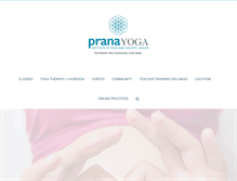 Tablet Screenshot of pranayogaschool.com